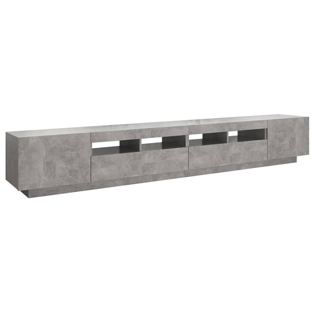 Comodă Tv Cu Lumini Led, , 260X35X40 Cm