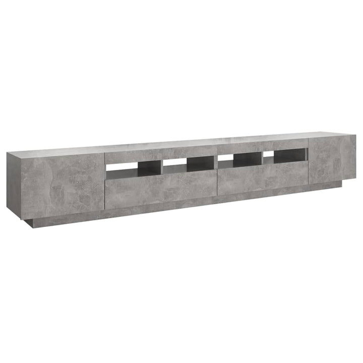 Comodă Tv Cu Lumini Led, , 260X35X40 Cm