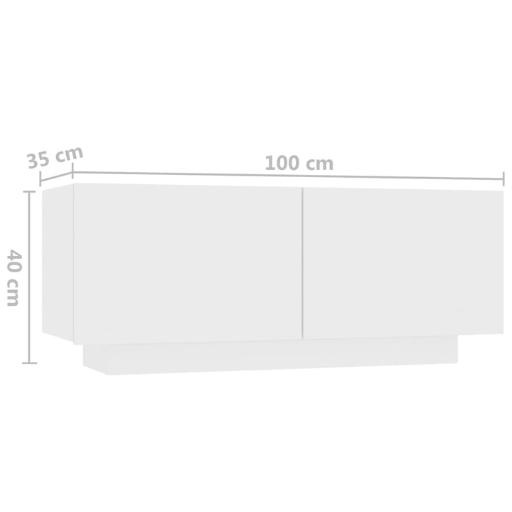 Comodă Tv Cu Lumini Led, , 300X35X40Cm