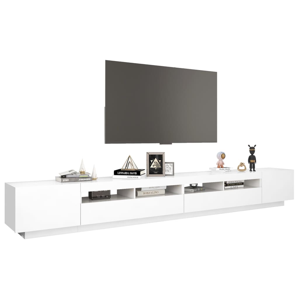 Comodă Tv Cu Lumini Led, , 300X35X40Cm