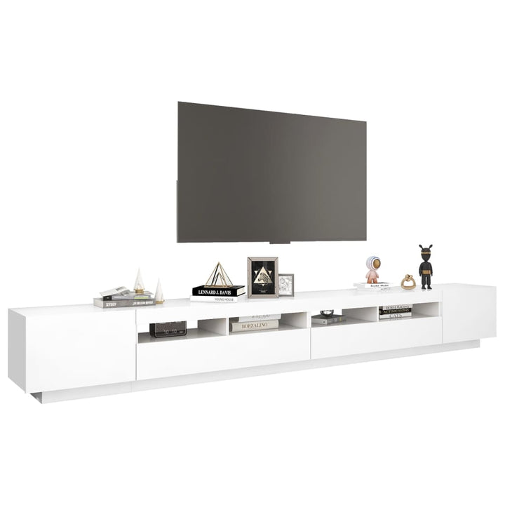 Comodă Tv Cu Lumini Led, , 300X35X40Cm