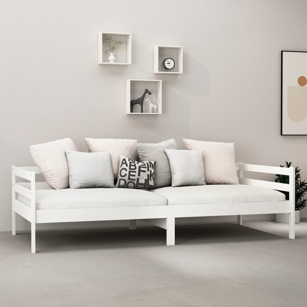 Pat De Zi, 90X200 Cm, , Lemn Masiv De Pin