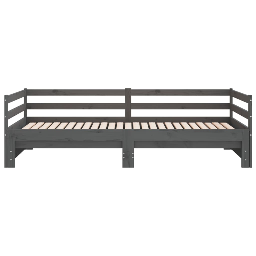 Pat Extensibil De Zi, , 2X(90X200) Cm, Lemn Masiv De Pin