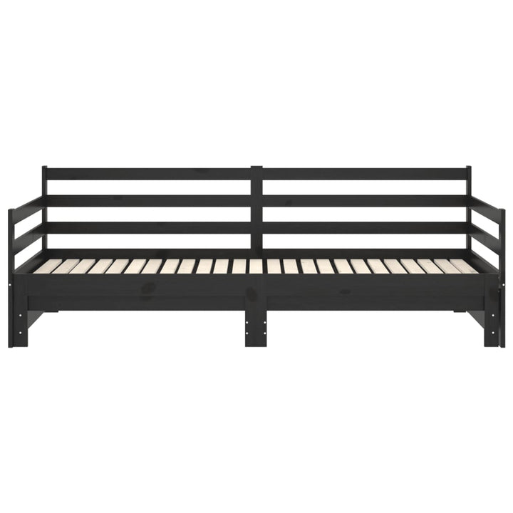 Pat Extensibil De Zi, , 2X(90X200) Cm, Lemn Masiv De Pin