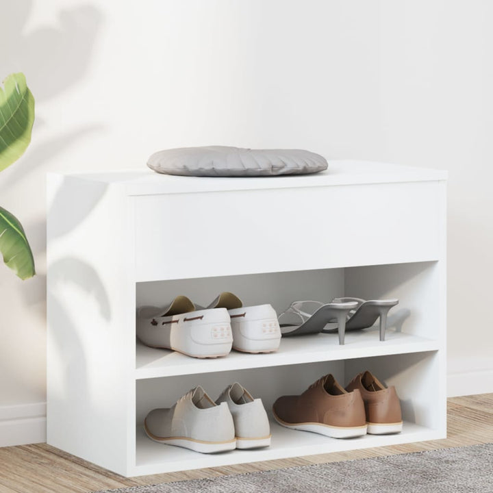 Bancă Pentru Pantofi Stejar Maro 60X30X45 Cm Lemn Prelucrat