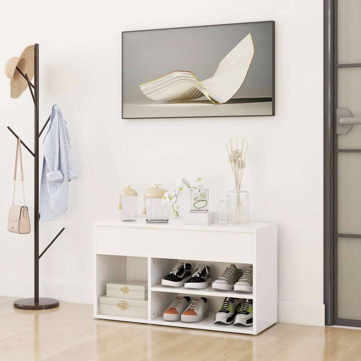 Bancă Pentru Pantofi Stejar Sonoma 80X30X45 Cm Lemn Prelucrat