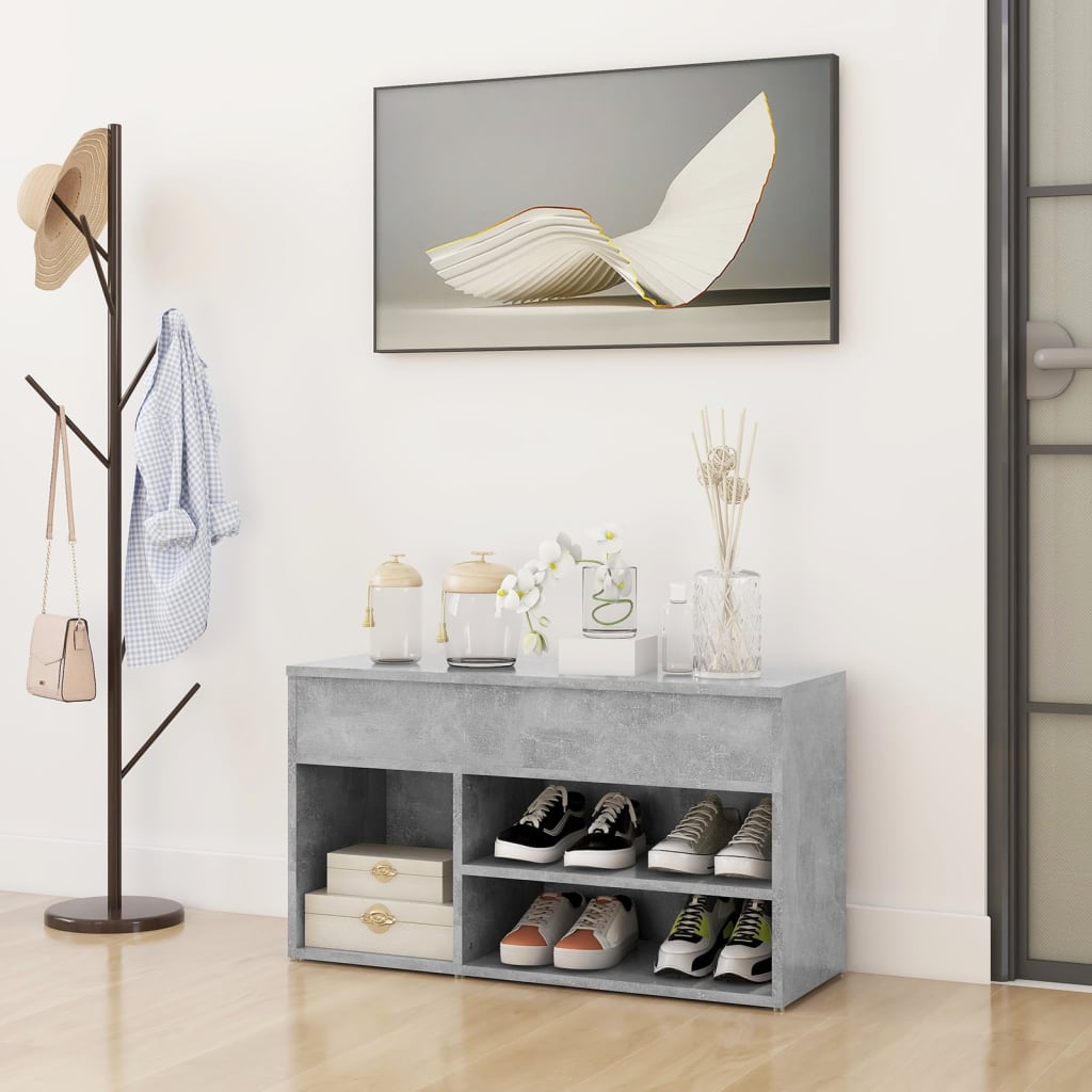 Bancă Pentru Pantofi Stejar Sonoma 80X30X45 Cm Lemn Prelucrat