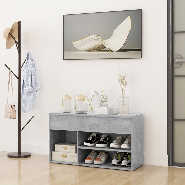 Bancă Pentru Pantofi Stejar Sonoma 80X30X45 Cm Lemn Prelucrat