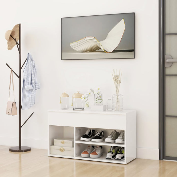 Bancă Pentru Pantofi Stejar Sonoma 80X30X45 Cm Lemn Prelucrat