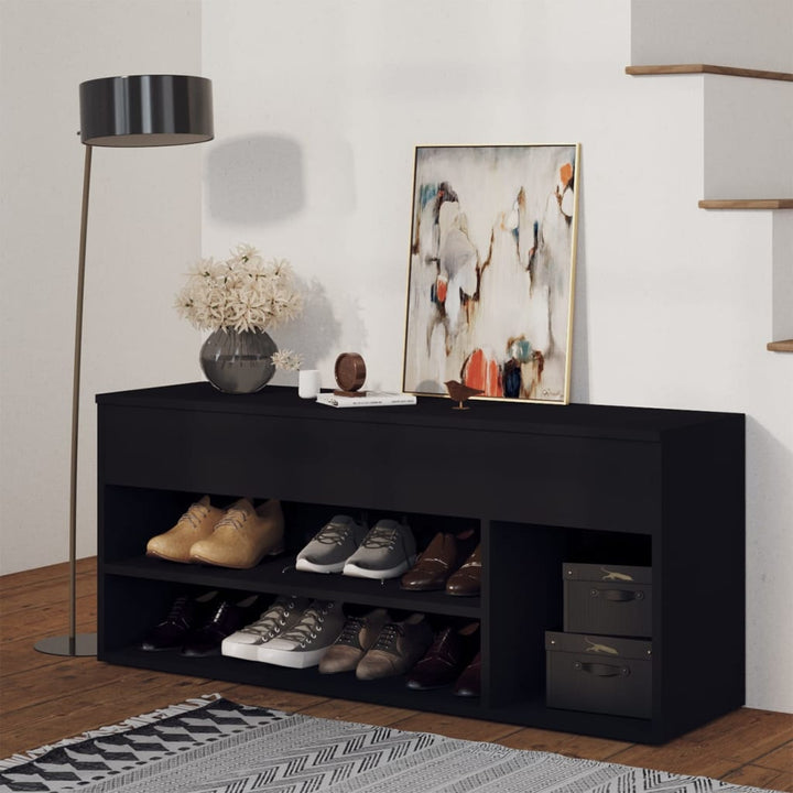 Bancă Pentru Pantofi Stejar Fumuriu 105X30X45 Cm Lemn Prelucrat