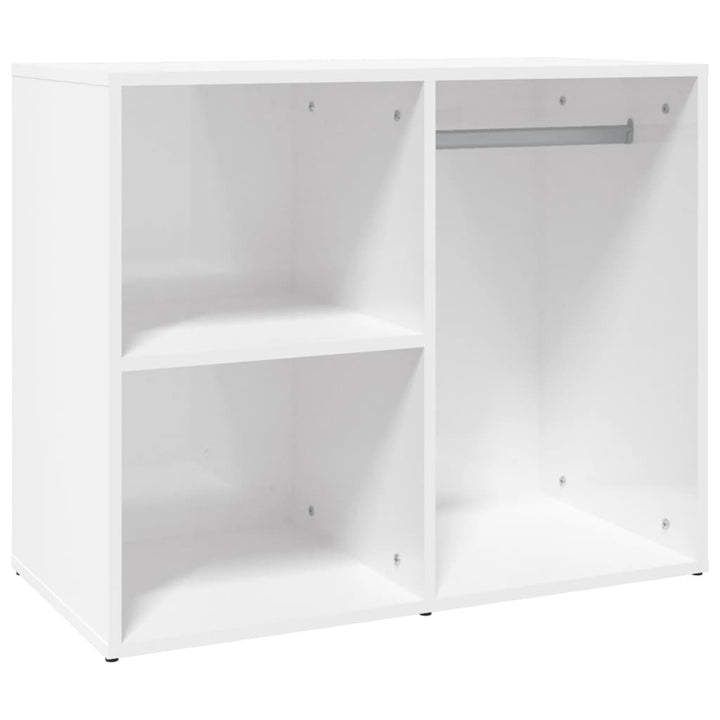 Dulap De Dressing, Alb Extralucios, 80X40X65 Cm, Lemn Compozit