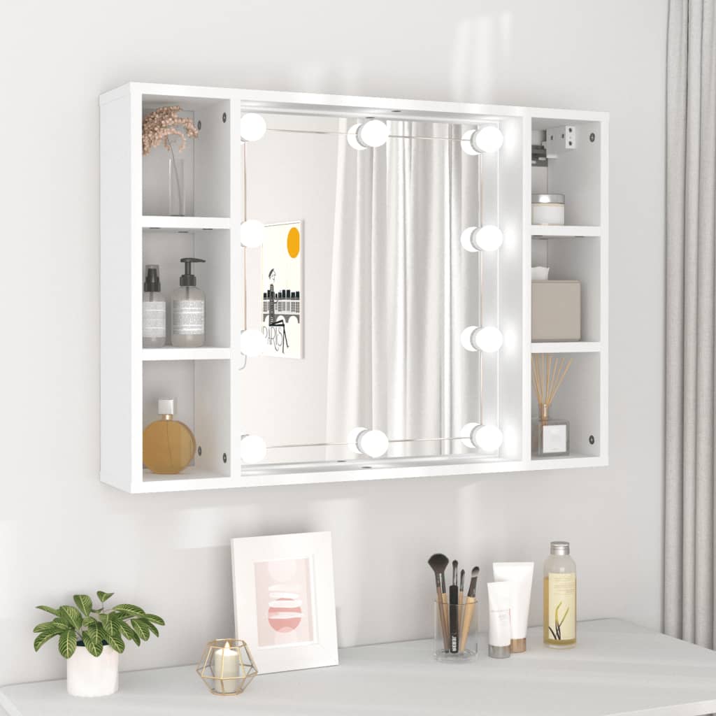 Dulap Cu Oglindă Și Led, , 76X15X55 Cm