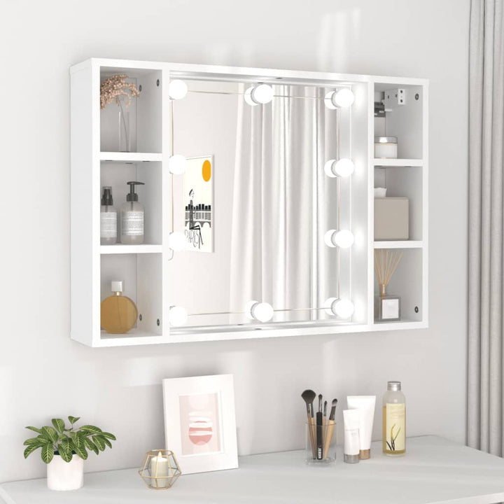 Dulap Cu Oglindă Și Led, , 76X15X55 Cm