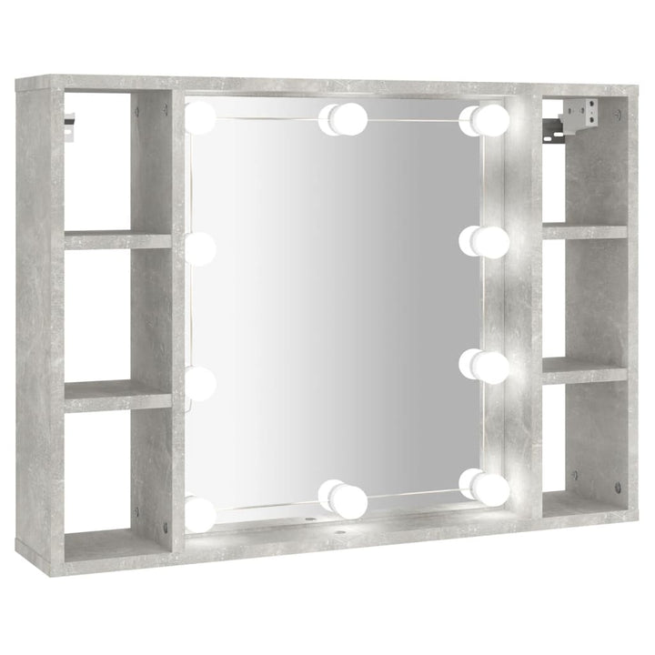 Dulap Cu Oglindă Și Led, , 76X15X55 Cm