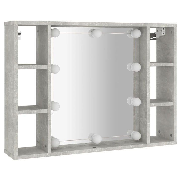 Dulap Cu Oglindă Și Led, , 76X15X55 Cm