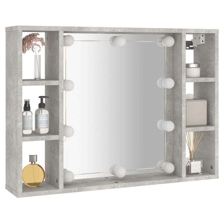 Dulap Cu Oglindă Și Led, , 76X15X55 Cm