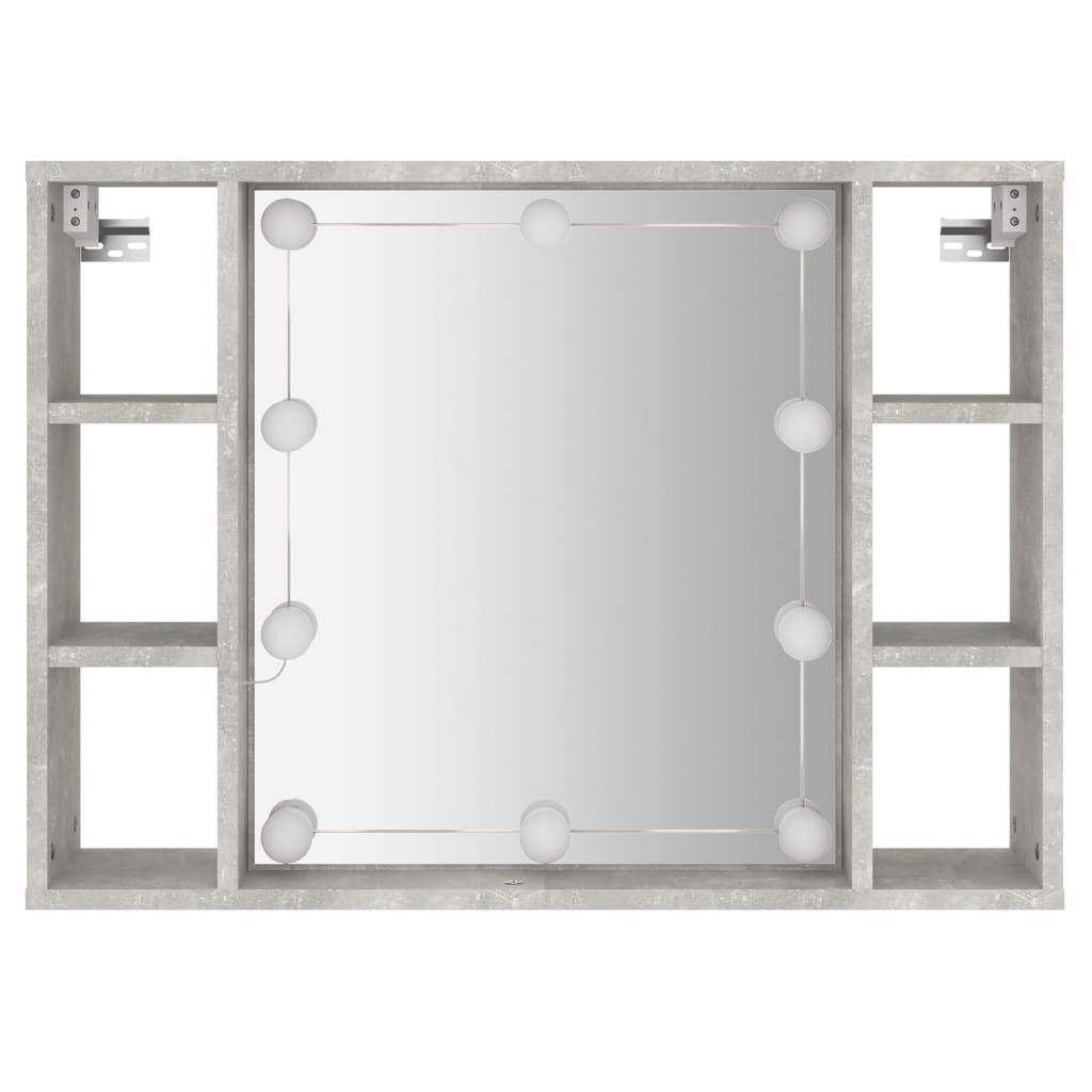 Dulap Cu Oglindă Și Led, , 76X15X55 Cm