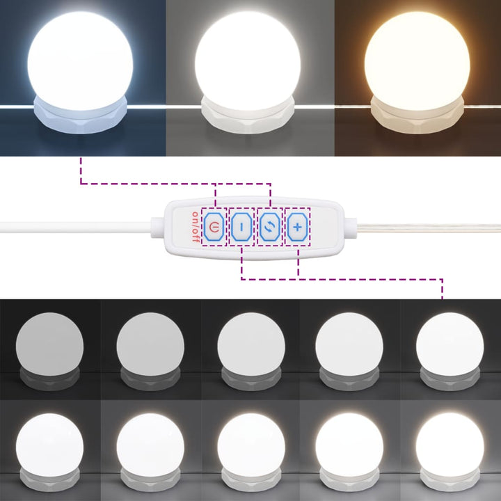 Dulap Cu Oglindă Și Led, , 76X15X55 Cm