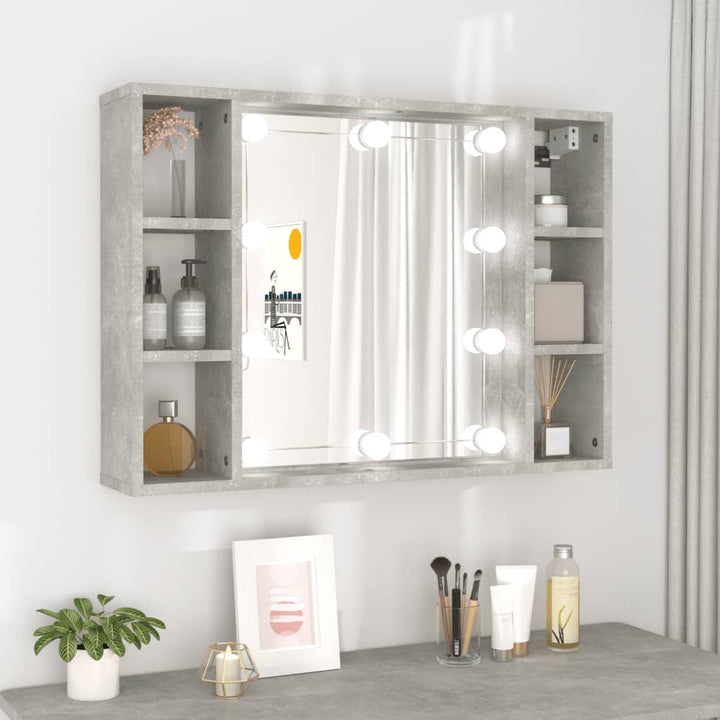 Dulap Cu Oglindă Și Led, , 76X15X55 Cm