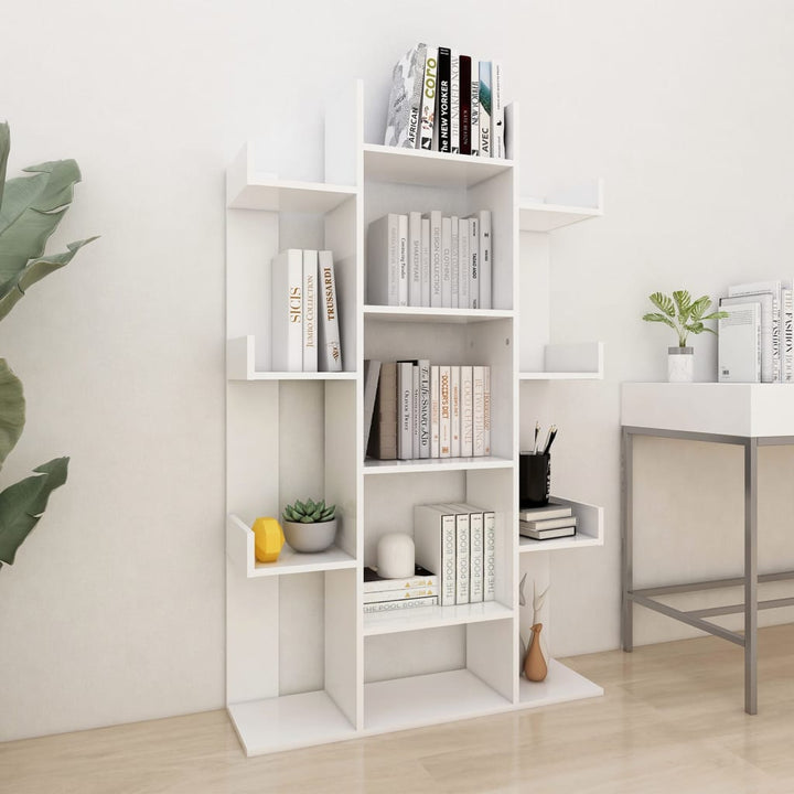 Bibliotecă, Gri Sonoma, 86X25,5X140 Cm, Lemn Prelucrat