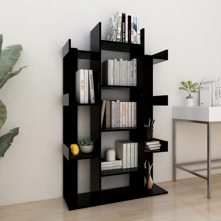 Bibliotecă, Gri Sonoma, 86X25,5X140 Cm, Lemn Prelucrat