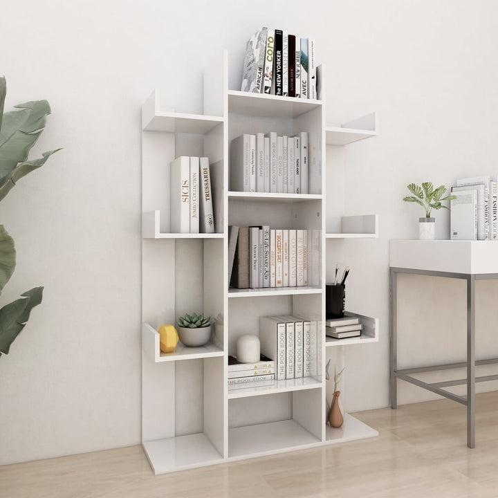 Bibliotecă, Gri Sonoma, 86X25,5X140 Cm, Lemn Prelucrat