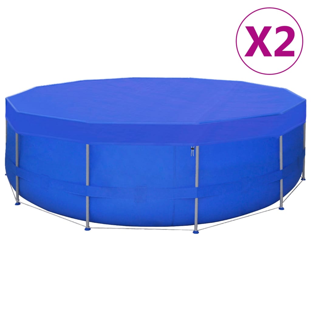 Prelate Piscină, 2 Buc., Pe Rotund, 540 Cm, 90 G/M²