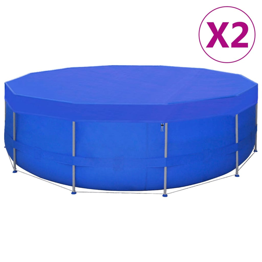 Prelate Piscină, 2 Buc., Pe Rotund, 540 Cm, 90 G/M²