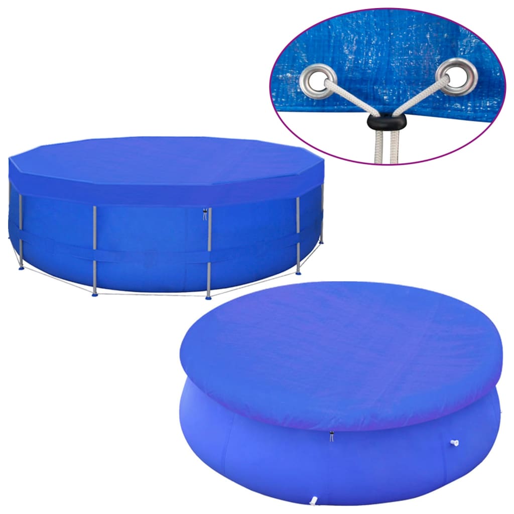 Prelate Piscină, 2 Buc., Pe Rotund, 540 Cm, 90 G/M²