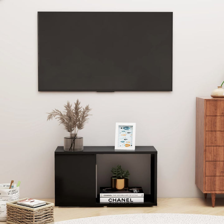 Comodă Tv, Stejar Fumuriu, 60X24X32 Cm, Lemn Compozit