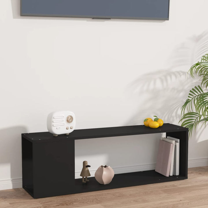 Comodă Tv, Stejar Fumuriu, 100X24X32 Cm, Lemn Prelucrat