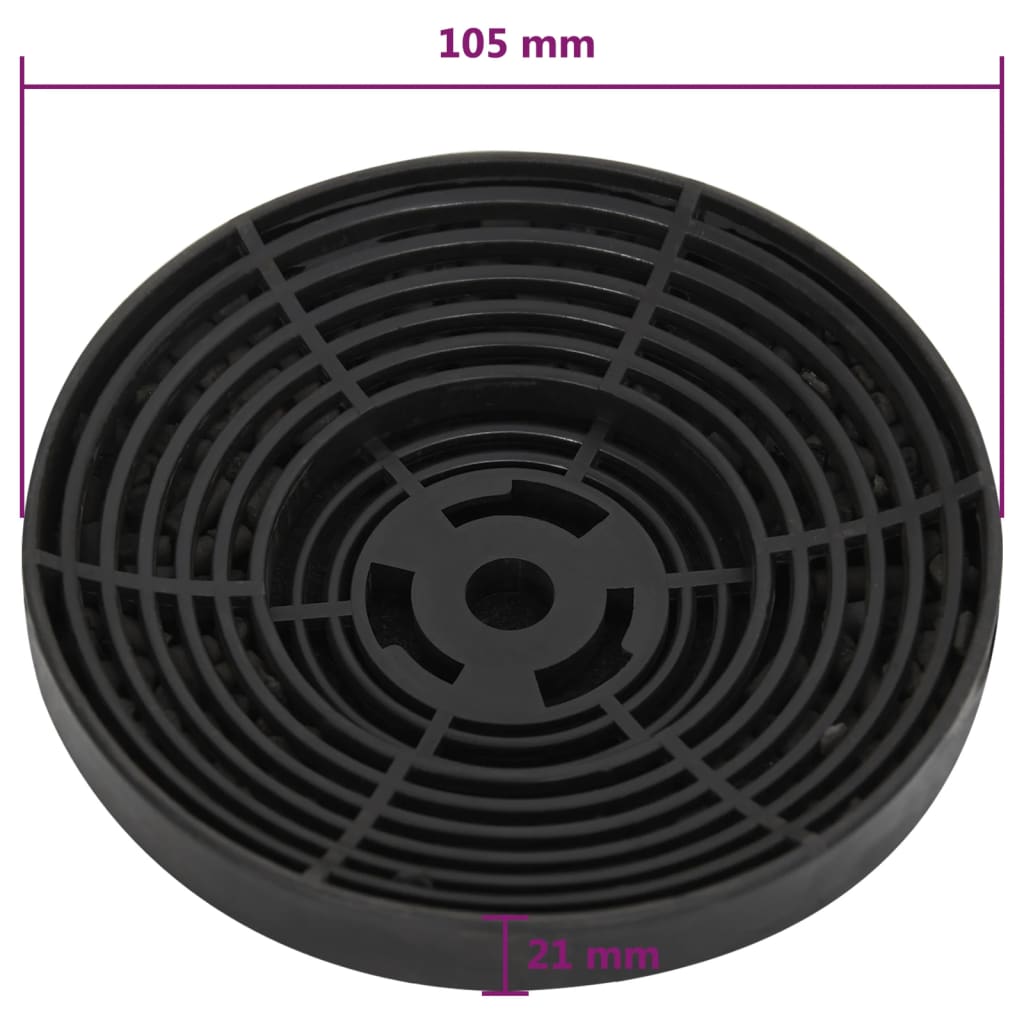 Filtre Cu Cărbune Pentru Hotă De Bucătărie, 2 Buc., 105X21 Mm