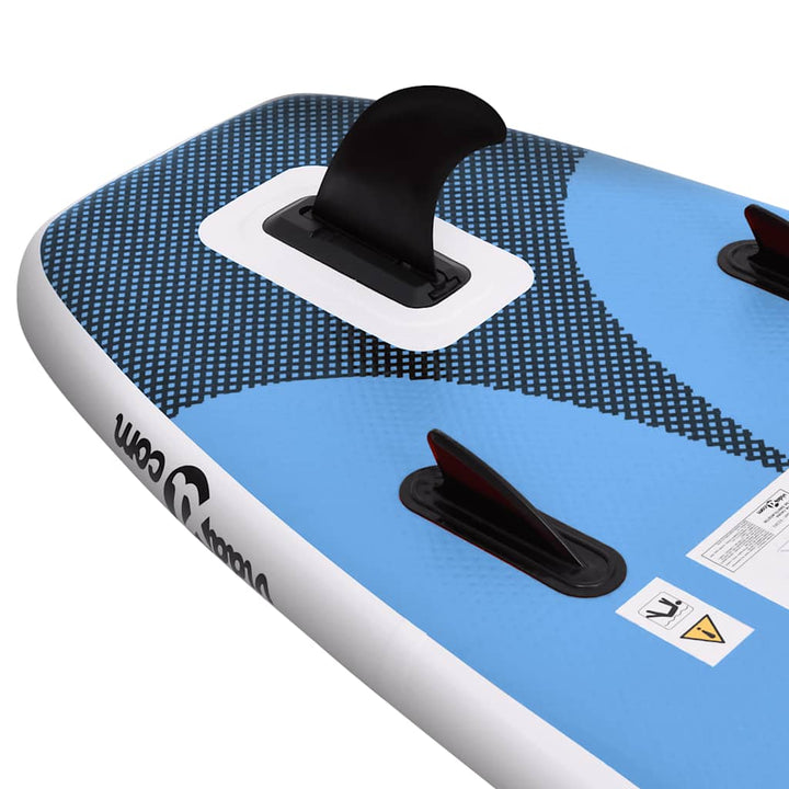 Set Placă Paddleboarding Gonflabilă, Albastru,