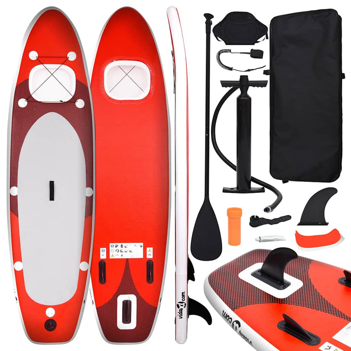 Set Placă Paddleboarding Gonflabilă, Albastru,