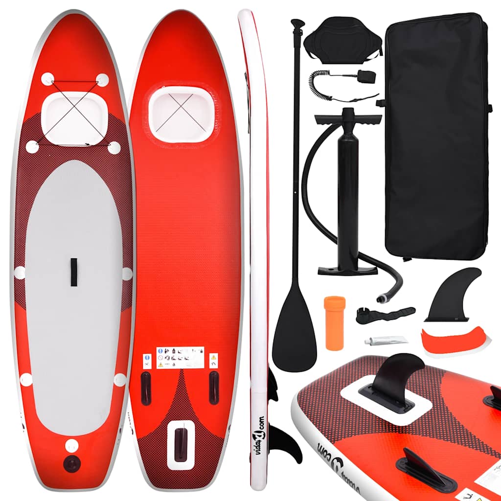 Set Placă Paddleboarding Gonflabilă, Albastru,