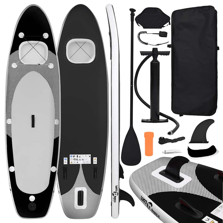 Set Placă Paddleboarding Gonflabilă, Albastru,