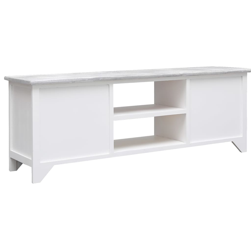 Comodă Tv,, 108X30X40 Cm, Lemn Masiv De Paulownia