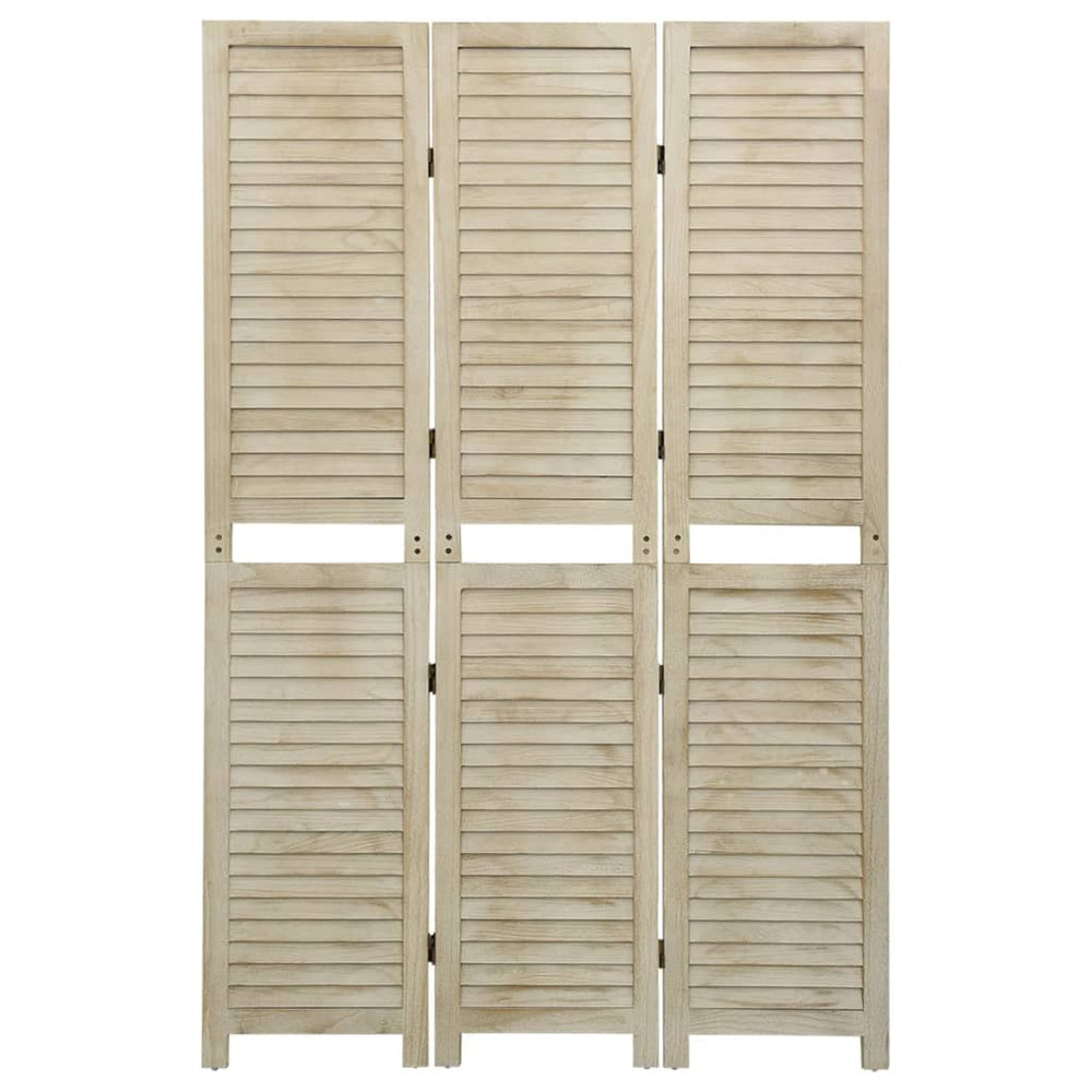 Paravan De Cameră, 3 Panouri, 105 X 165Cm, Lemn Masiv Paulownia