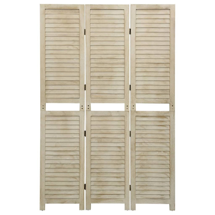 Paravan De Cameră, 3 Panouri, 105 X 165Cm, Lemn Masiv Paulownia