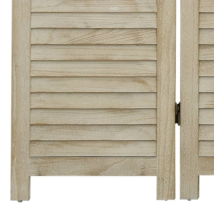 Paravan De Cameră, 3 Panouri, 105 X 165Cm, Lemn Masiv Paulownia