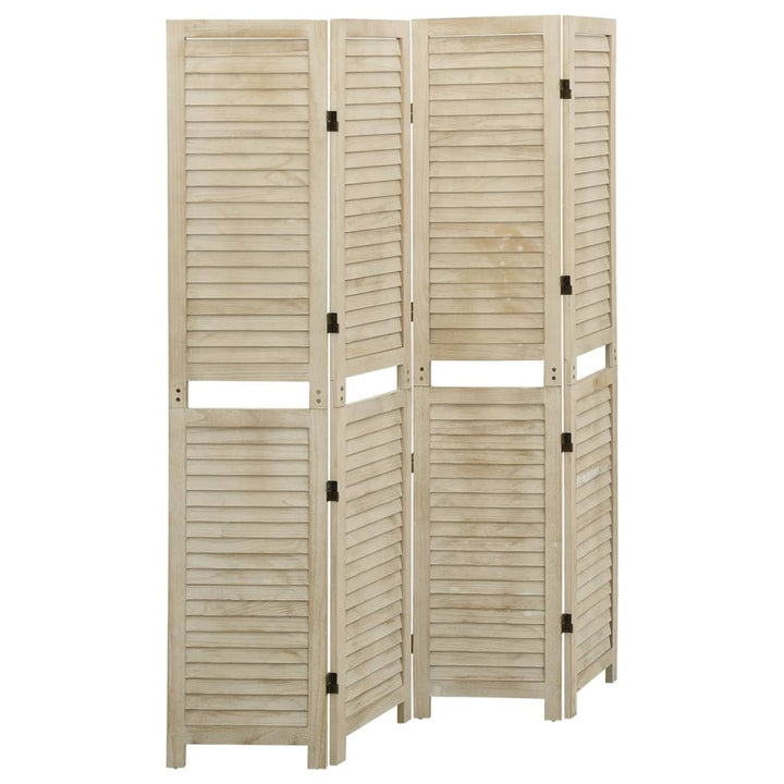 Paravan De Cameră, 3 Panouri, 105 X 165Cm, Lemn Masiv Paulownia