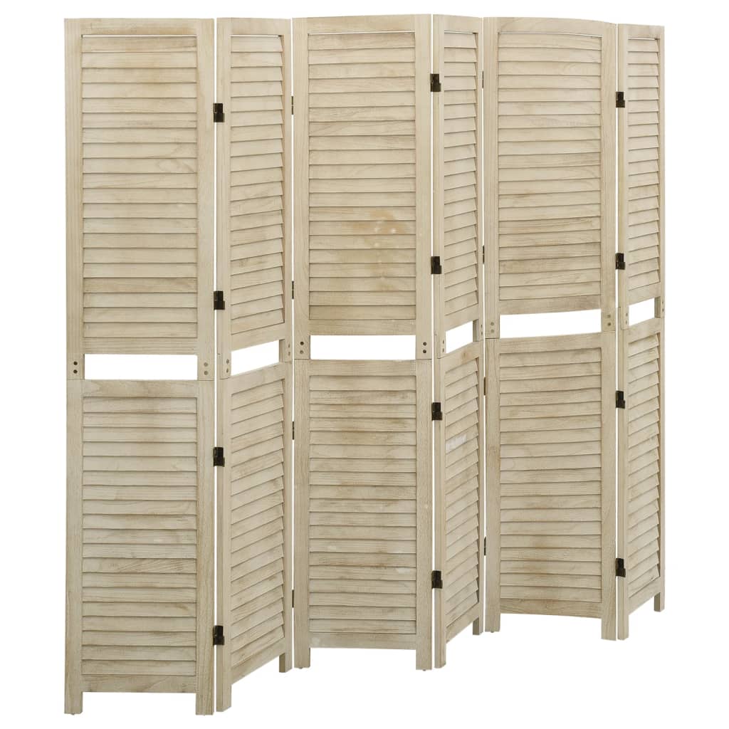 Paravan De Cameră, 3 Panouri, 105 X 165Cm, Lemn Masiv Paulownia