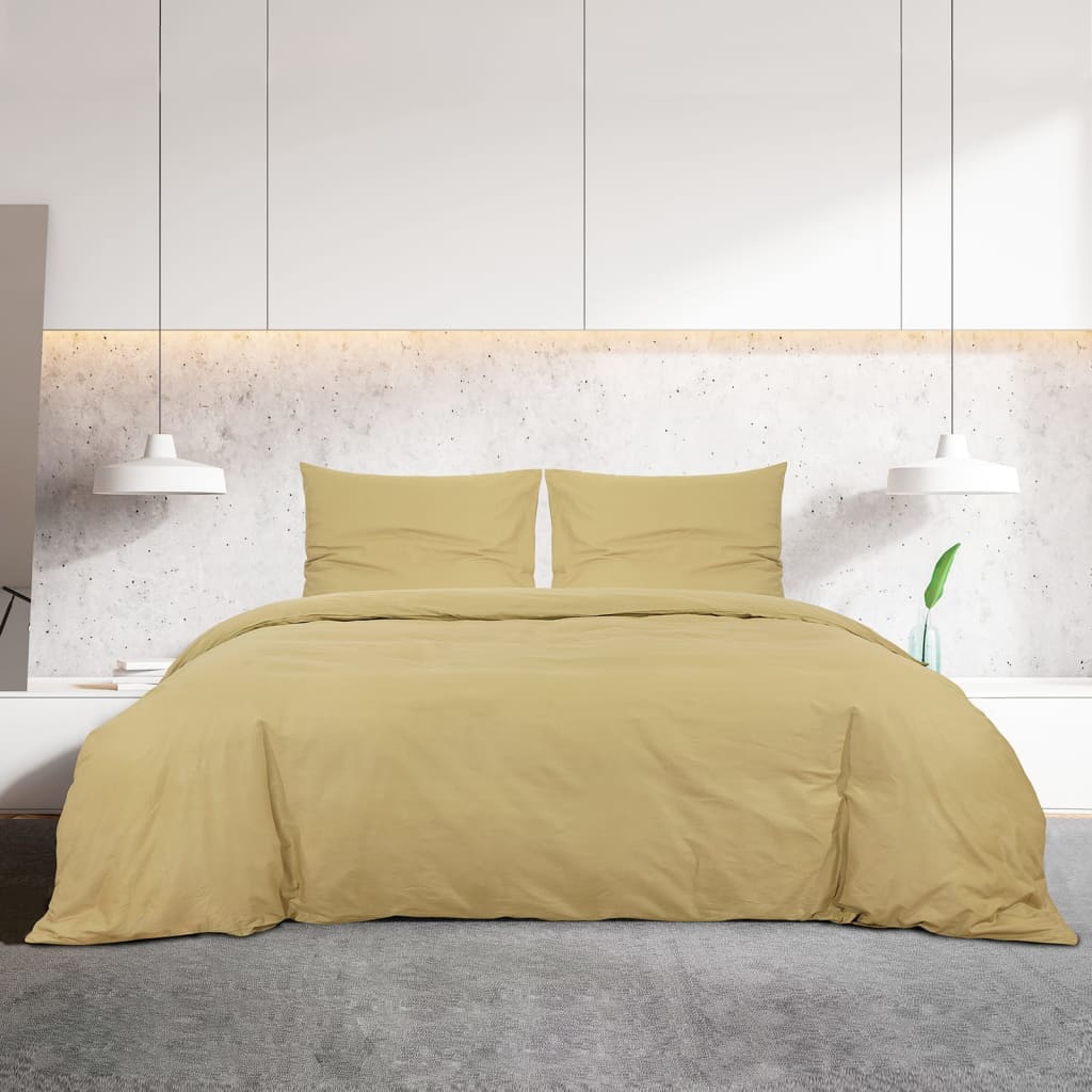 Set Cu Husă De Pilotă, , 155X220 Cm, Microfibră Gri Taupe
