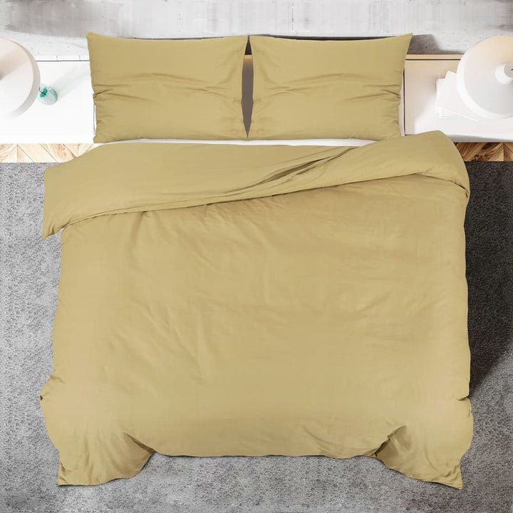 Set Cu Husă De Pilotă, , 155X220 Cm, Microfibră Gri Taupe