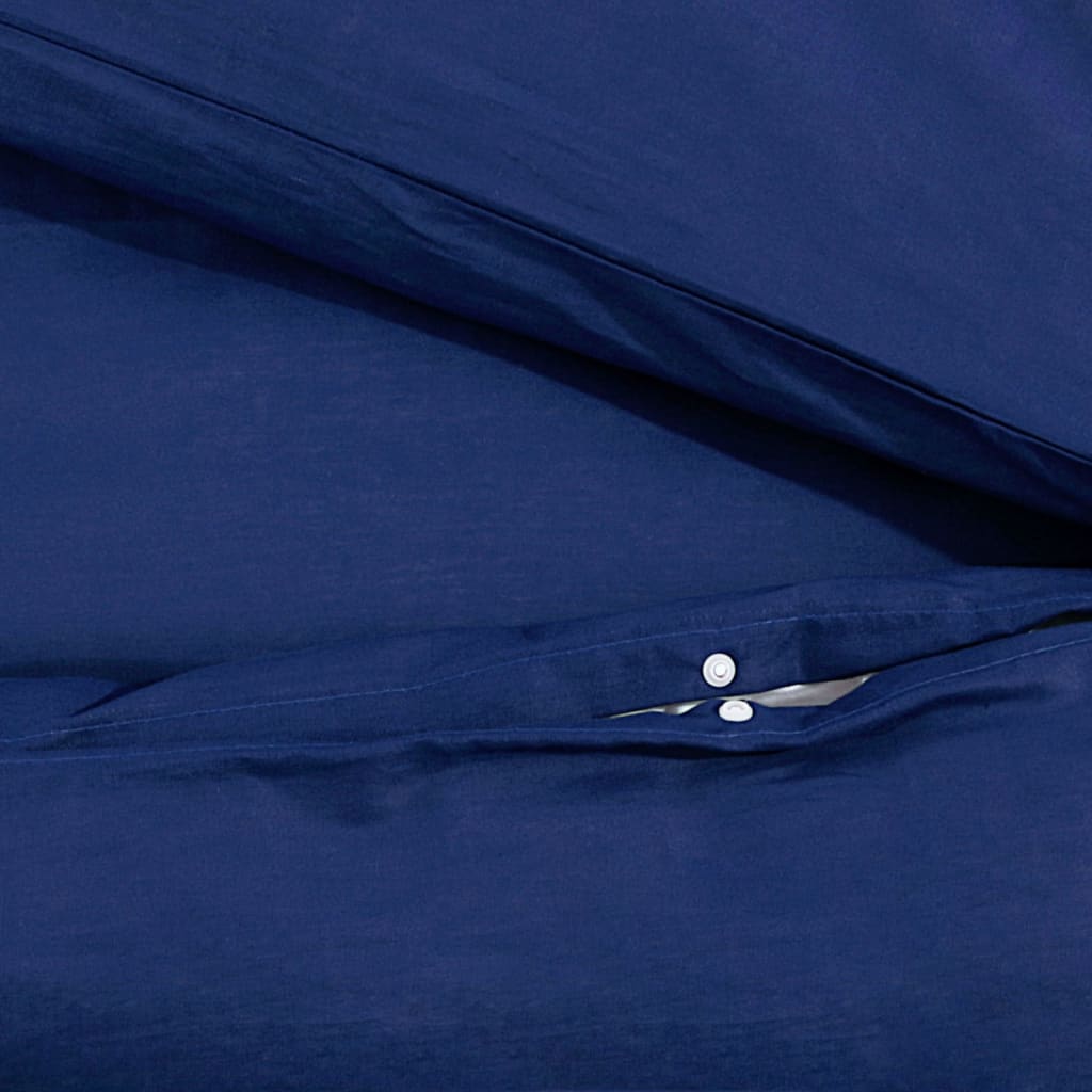 Set Cu Husă De Pilotă, Bleumarin, 200X220 Cm, Microfibră Albastru