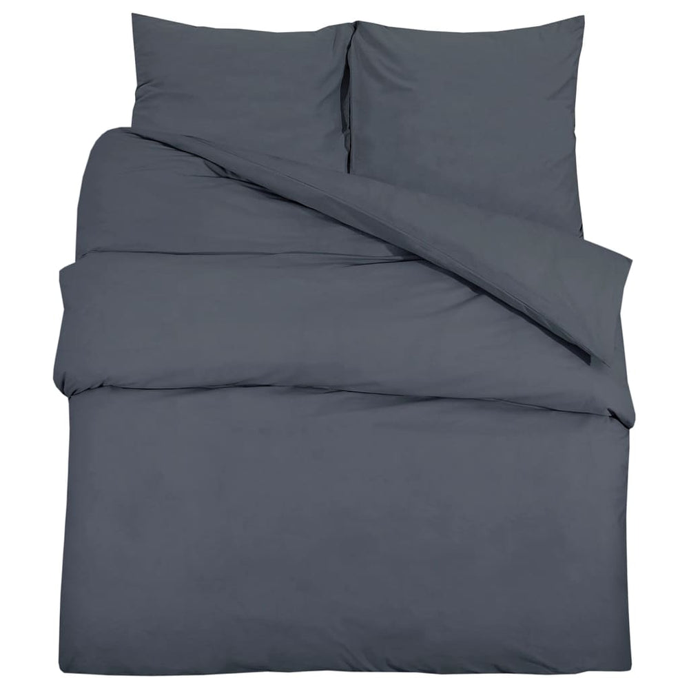 Set Cu Husă De Pilotă, , 260X240 Cm, Bumbac Antracit