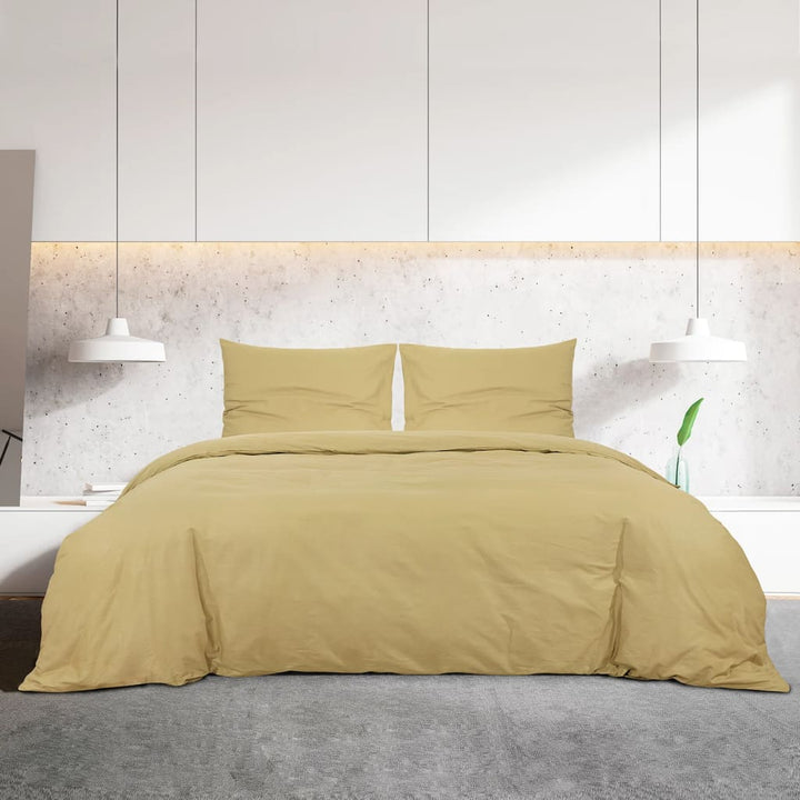 Set Cu Husă De Pilotă, , 135X200 Cm, Bumbac Gri Taupe