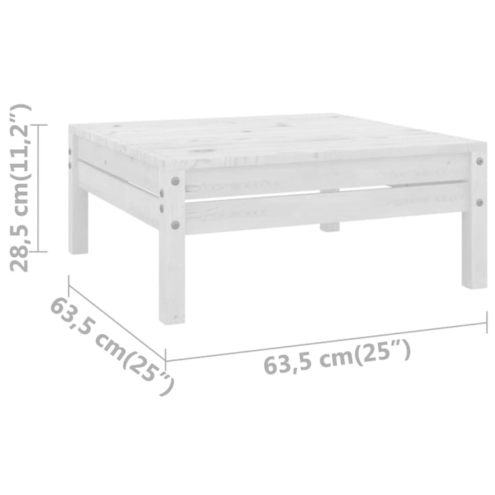 Set Mobilier De Grădină, 3 Piese, , Lemn Masiv De Pin