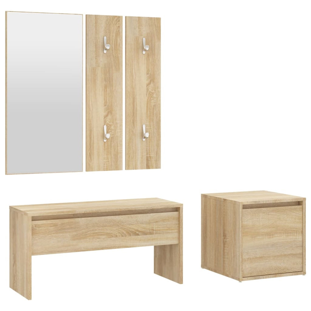 Set De Mobilier Pentru Hol, , Lemn Prelucrat