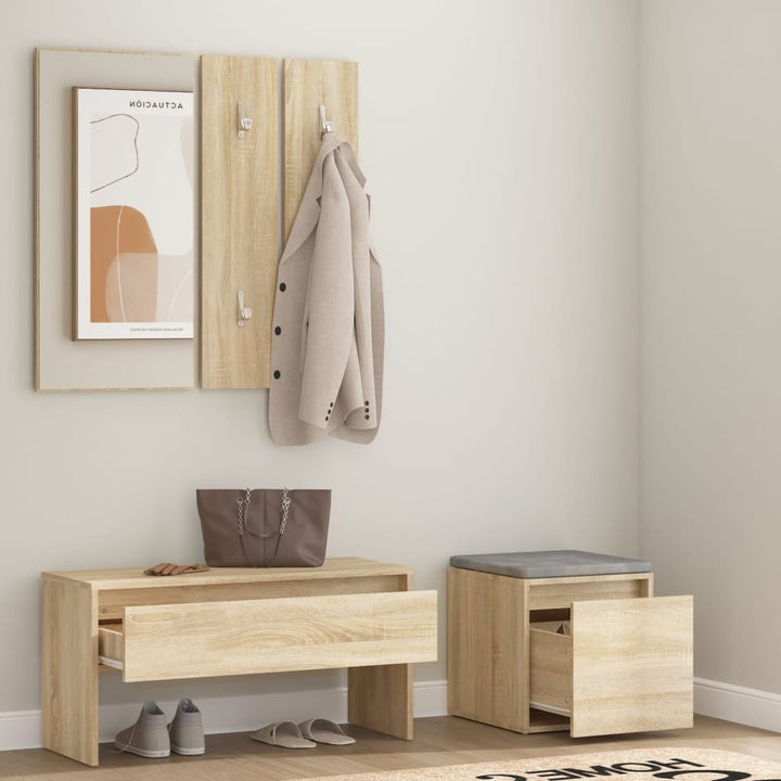 Set De Mobilier Pentru Hol, , Lemn Prelucrat